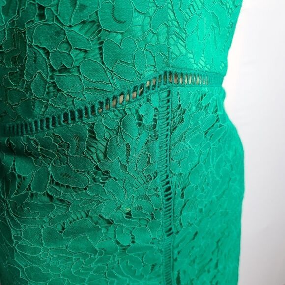 Cure Green Hi-low Lace Women's Dress - Picture 5 of 8